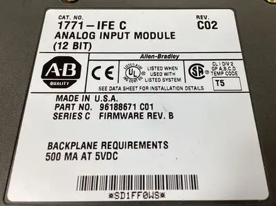 Used Allen Bradley 1771-IFC PLC Input & Output South Carolina US | Palmetto Automation #1505712