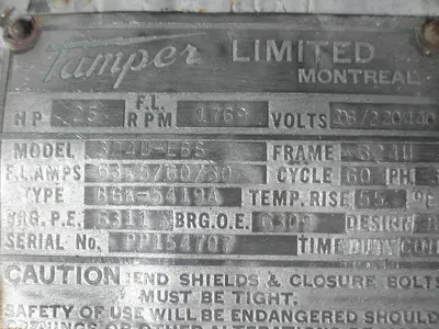 USED TAMPER 324U-EBS