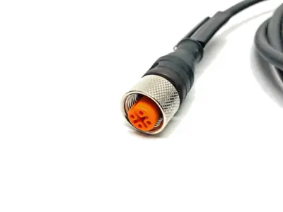 USED LUMBERG AUTOMATION DBL-ENDED CONNECTION CORDSET M12 4-PIN M TO F
