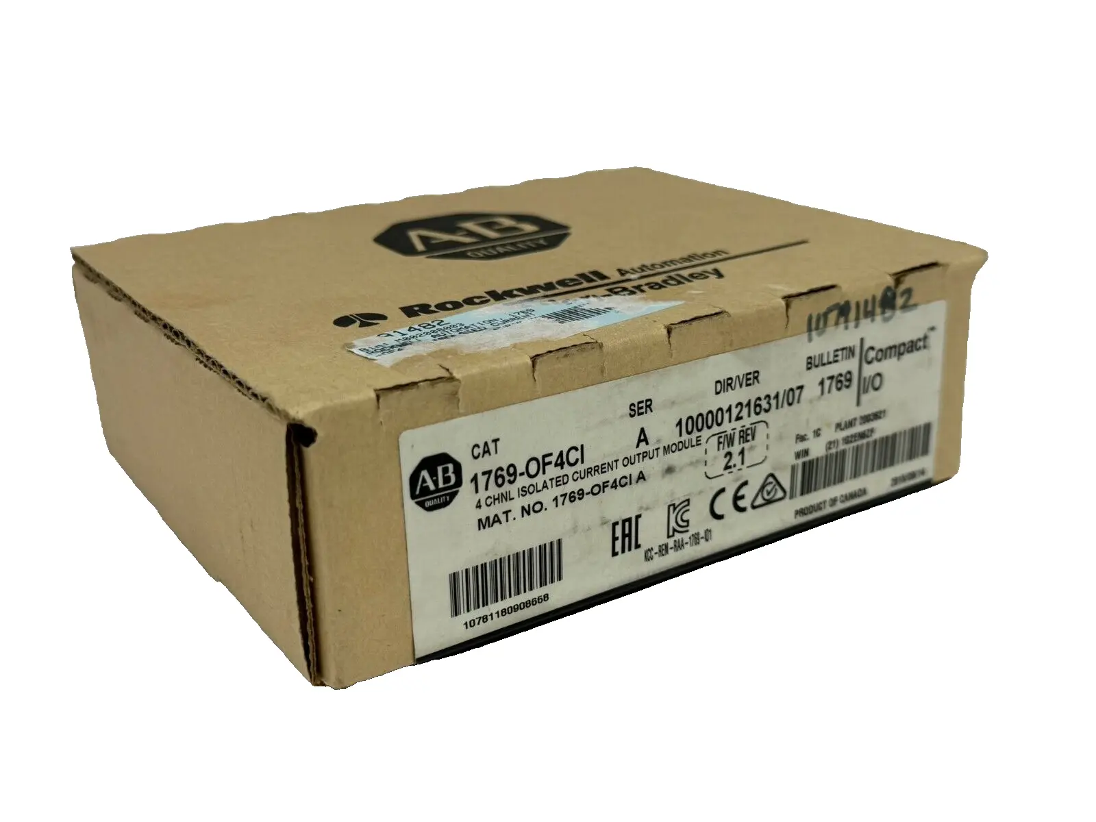 NEW ALLEN-BRADLEY ALLEN BRADLEY 1769-OF4CI ISO
