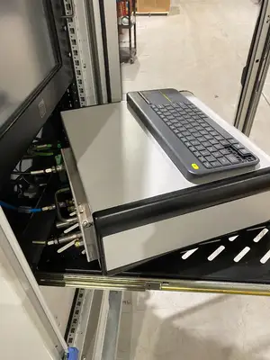 USED ZELTWANGER ZEDFLEX RACK MOUNTED LEAK TESTING SYSTEM ZEDBASE+, INFICON XL3000