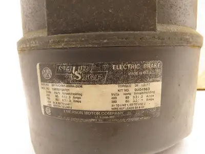 US Motors Shur Stop 108703130001 Electric Brake Kit 230/460V 25 Ft-Lb 213/215T