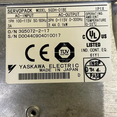 USED YASKAWA SGDH-01BE