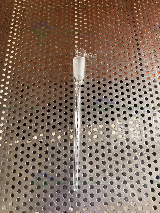 Used CHEMGLASS CG-1014-E-01 ADAPTER 24/40 INNER JOINT 90 DEGREE BENT 200 MM LENGTH Glassware - Other California US | Equipment Lab #1469368