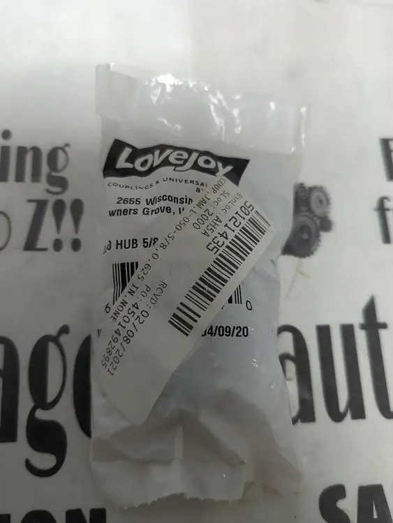Used LOVEJOY LO50 HUB 5/8 Conveyor Parts Ohio US | Surplus Asset Holdings #1244932