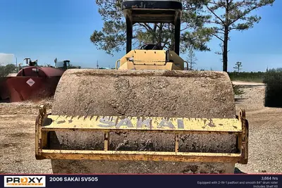Used 2006 SAKAI SV505 Single Drum Rollers Louisiana US | Proxy Equipment #1384959