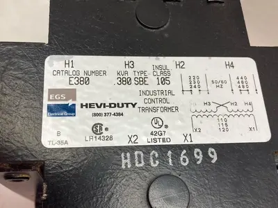Used SOLA/HEVI-DUTY E380 Miscellaneous Equipment (Electrical & Power) Ohio US | Surplus Asset Holdings #1275098