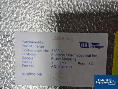 USED Harro Hofliger Harro Hofliger Checkweigher, Model Omnicontrol 6