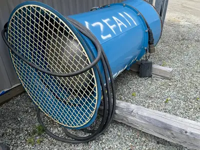 320,000 CFM Underground Mine Fan System w/ WEG 800 hp Motor