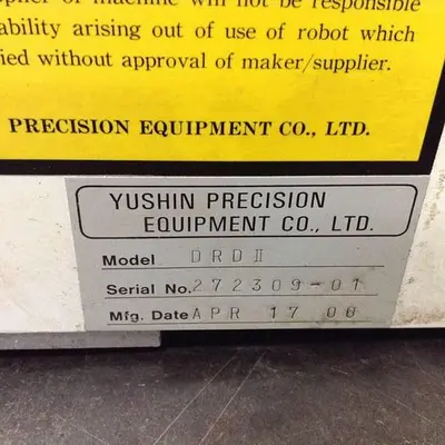 USED YUSHIN PRECISION EQUIPMENT DRDII