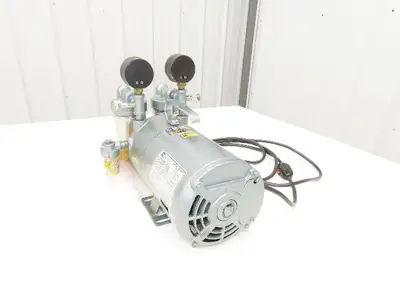 Emerson SA55NXGTC4143 Oil-Less  Rotary Vane Vacuum Air Pump 115VAC 1/3Hp 1725RPM