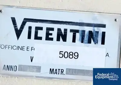USED Vicentini 32" X 27" VICENTINI PEBBLE MILL, S/S