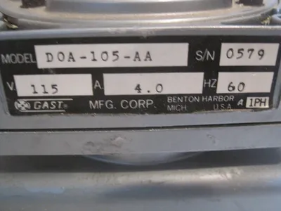 NEW GAST D0A-105-AA PUMP D0A105AA