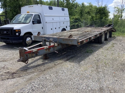 Used 2001 TRAIL KING TK18LP Lowboy Trailers Michigan US | Miedema Asset Management Group #1312894