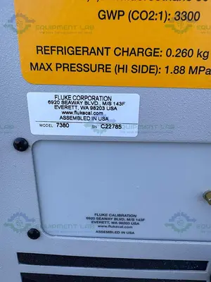 USED FLUKE 7380 ULTRA LOW TEMPERATURE HIGH PRECISION CIRCULATING BATH -80 TO 100°C