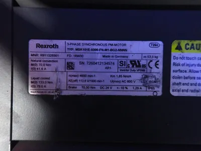 USED REXROTH MSK101E0300FNM1BG2NNNN