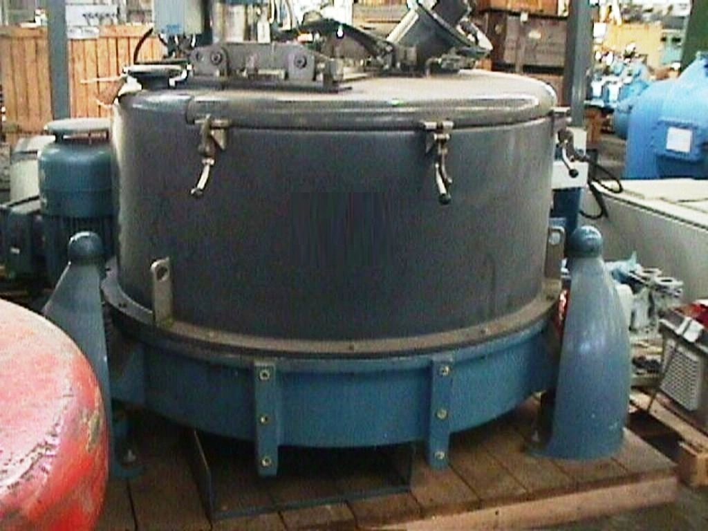 Luwa-Heine 342 gastight perforate basket centrifuge, Hastelloy C4.