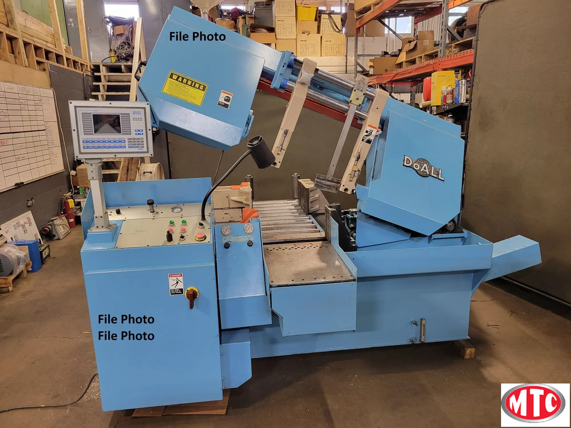 Doall C-4100 NC, 16" Programmable horizontal Bandsaw, heavy duty like Amada, Marvel, HEM, Hyd-Mech