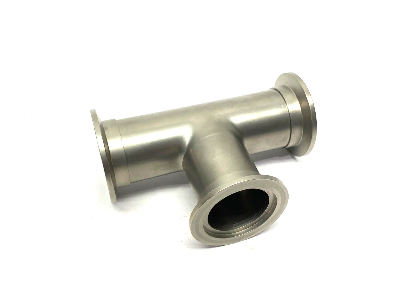 USED AGILENT STAINLESS STEEL TEE FITTING 2.46" CLEARANCE NW40