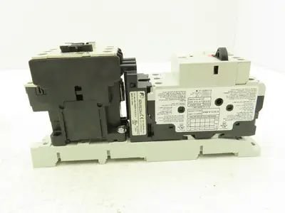 Fuji Elec BM3RSR-P16 Manual Starter .1-.16A  Adj Overload w Contactor Lot of 2