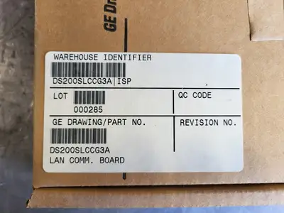 NEW GENERAL ELECTRIC DS200SLCCG3AEF