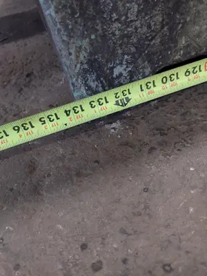 12' X 6' STEEL LAYOUT TABLE PLATE: STOCK #23783