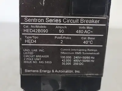 USED SIEMENS HED42B090