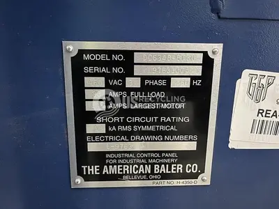 Used 2015 AMERICAN BALER DC6348-8T30 AUTO TIE HORIZONTAL Balers Pennsylvania US | US Recycling Equipment #780781