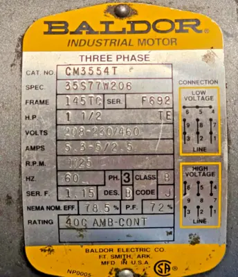 Baldor _UNKNOWN_ General Purpose Motors | Amiron Machinery (2)