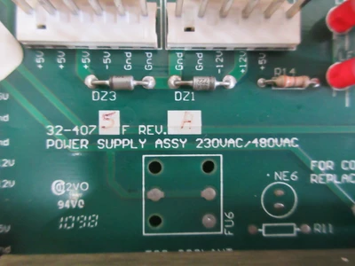 USED 1998 USED HAAS PARTS AND TOOLING POWER SUPPLY PCB ASSEMBLY 32-4075F REV.A