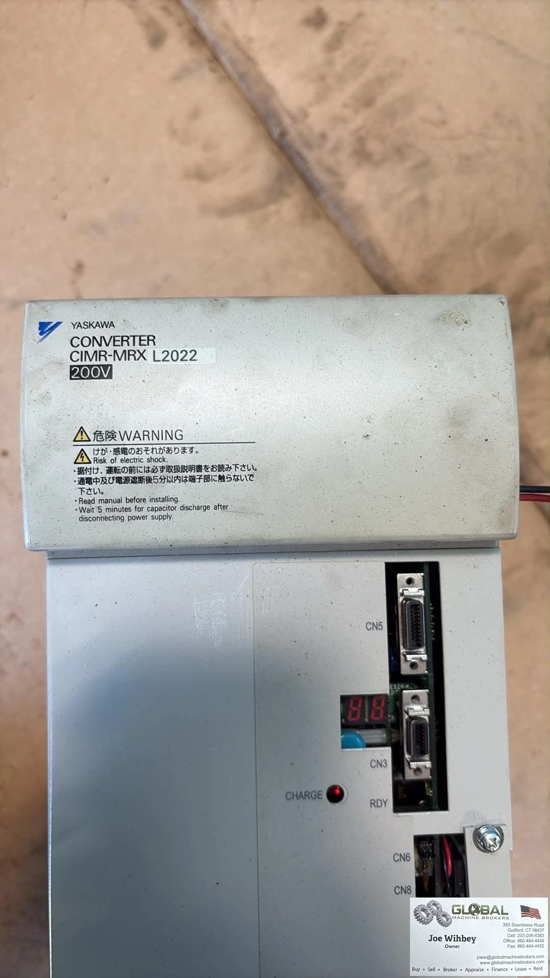 Yaskawa CIMR-MRXL2022 Industrial Servo Drive Converter and inverter.