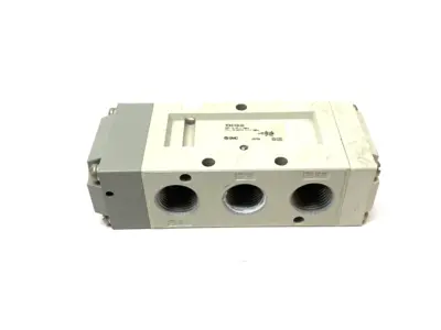 USED SMC AIR OPERATED PILOT VALVE 5-PORT 0.15~1.0MPA