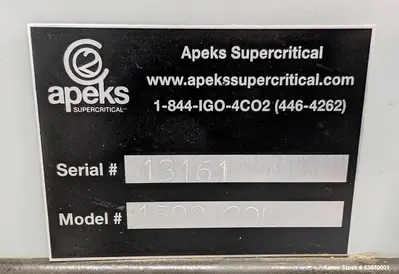 USED APEKS 1500 20L