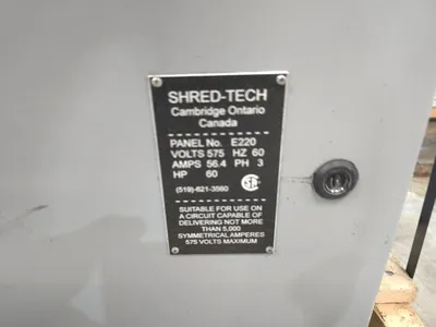 Used 2015 SHRED-TECH STQ50E Shredders California US | Machinery Network #1324452