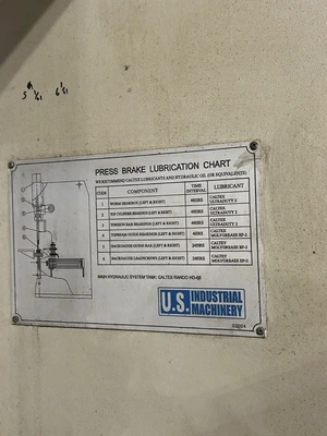 Used 2004 US INDUSTRIAL US 15512 Press Brakes Mississippi US | Revelation Machinery #1283721