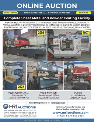 HARRIS SHEET METAL – BY ORDER OF OWNER