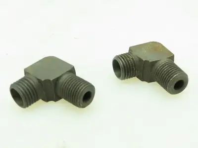 VOSS L8 Steel Flareless 90° Male Compression Elbow 8mm Tube x 1/4 BSPT Lot of 8