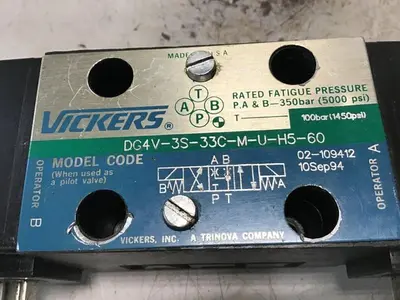 USED VICKERS DG4V-3S-33C-M-U-H5-60