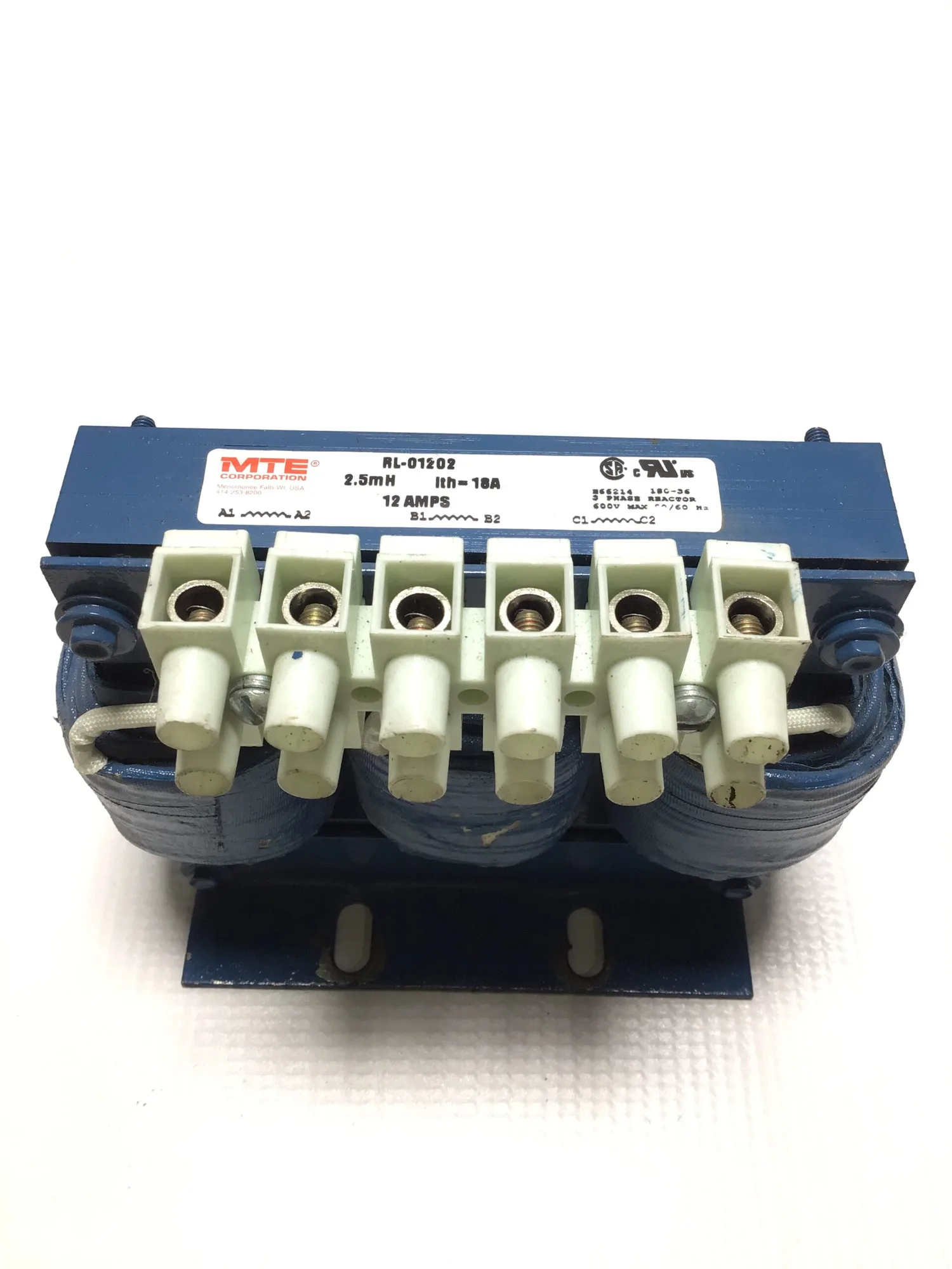 MTE RL-01202 3 Phase Line Reactor