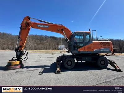 Used 2018 DOOSAN DX210W Excavators Pennsylvania US | Proxy Equipment #1388598