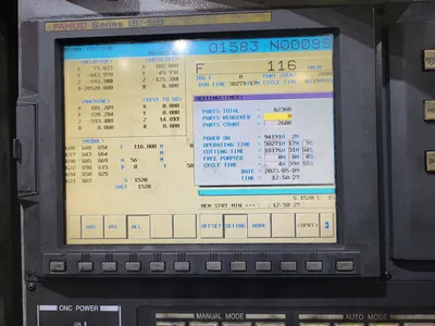 2012 HYUNDAI KIA HS800 Horizontal Machining Centers | Tight Tolerance Machinery (3)