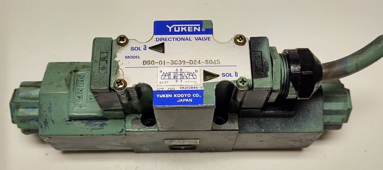 Used Yuken DSG-01-3C37-D24-5045 Valves/Fittings | Edwards Industrial Repair #1029751