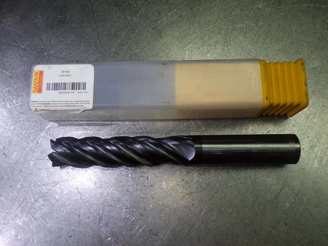 Sandvik 3/4" 5 Flute Carbide CR Endmill .03" R WK-II-LX-50750-R030-DS6 (LOC3262)