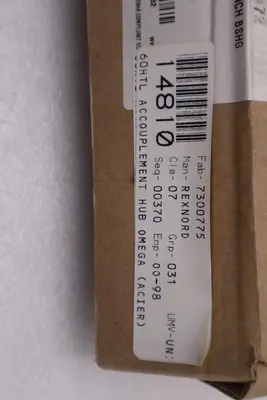 Rexnord Omega 730085 60HTL  Hub for Elastomeric Coupling - STOCK GF911