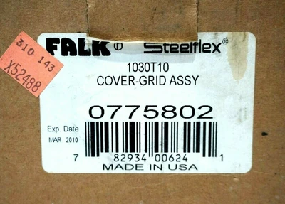 NEW FALK 0775802 COVER GRID ASSY. 1030T10