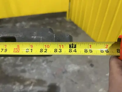 5" DIAMETER X 84" BORING BAR WITH MORSE TAPER: STOCK #20647