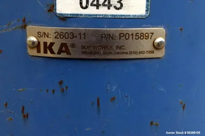 Used IKA WORKS MHD/DR-PB 20 Colloid Mills Illinois US | Aaron Equipment #85729