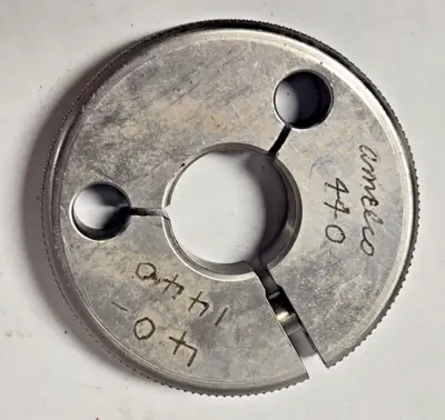 Gauge BORE RING 3/4-32 NS-2A NO GO .7250 Thread Plug Gage