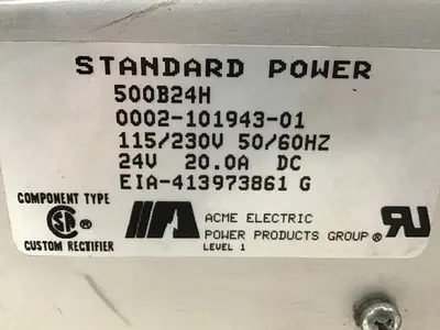 USED ACME ELECTRIC 500B24H
