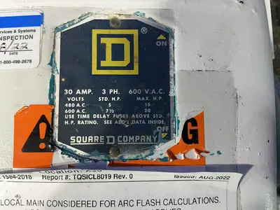 Used SQUARE D A85341 Disconnects Ohio US | HGR 24 #1419671